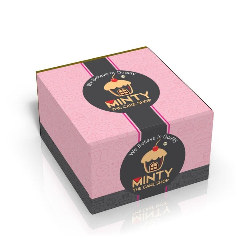 Food-safe cake boxes